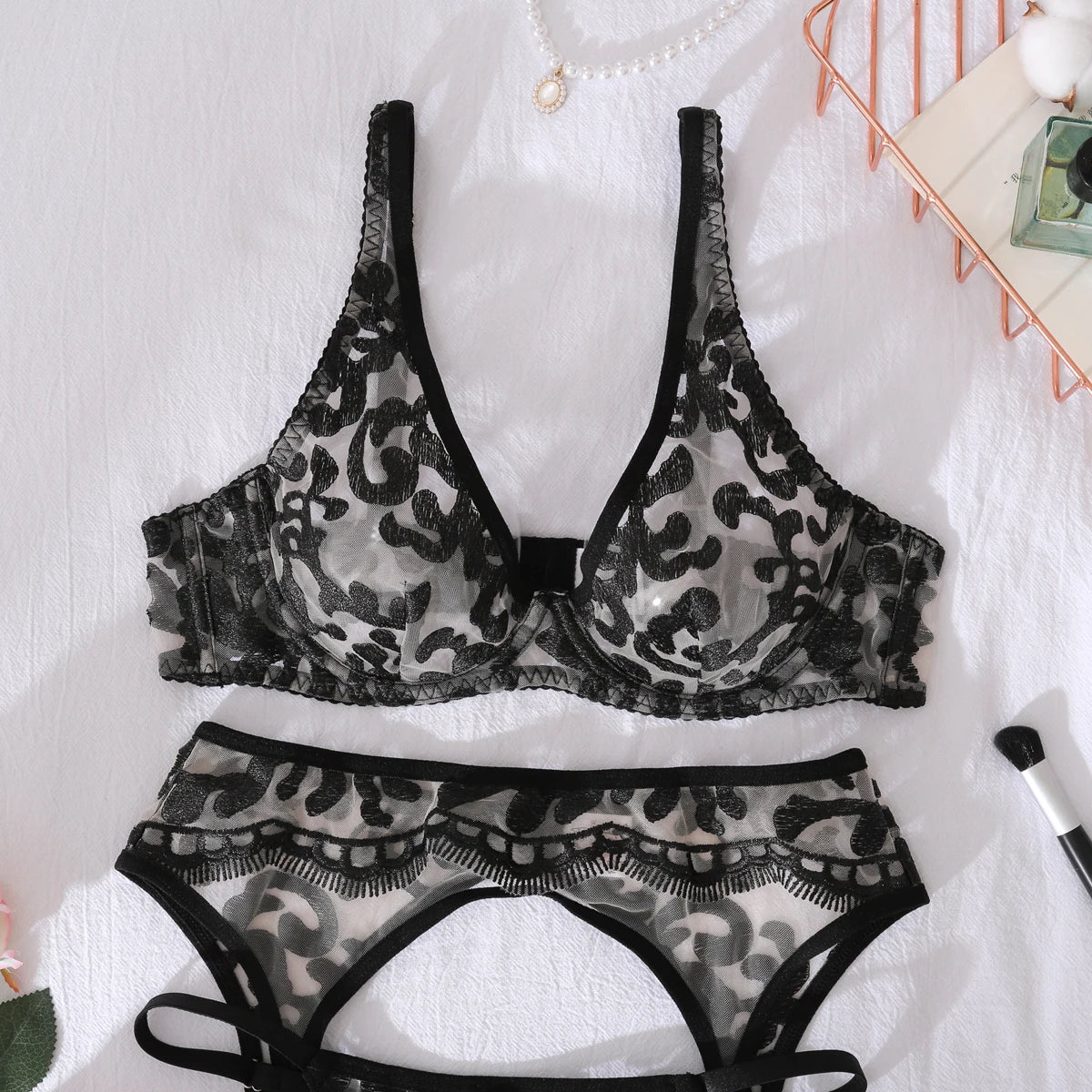 3-Częściowy Komplet "Black Baroque"