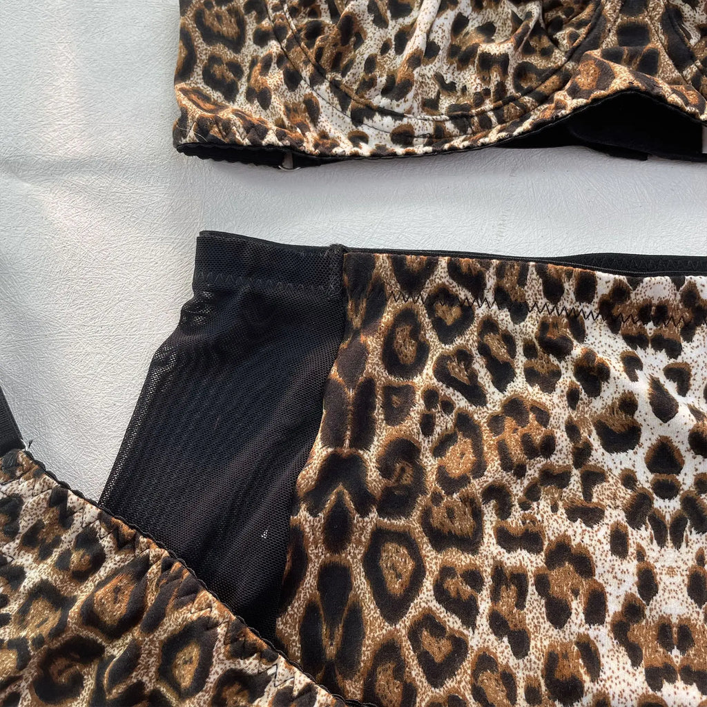 3-Częściowy Komplet Bielizny Satynowej