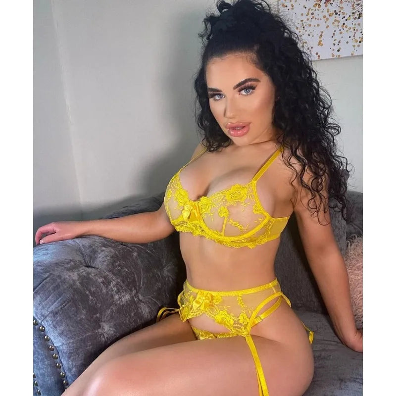 Luksusowy Komplet "Black Rose"