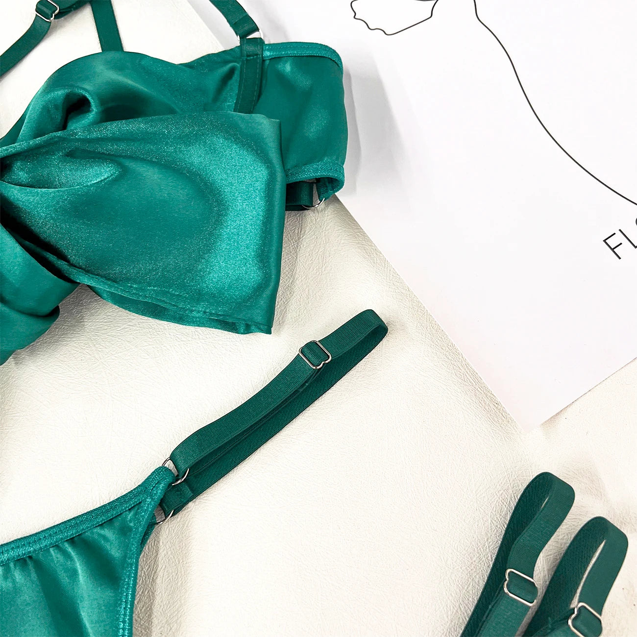 Satynowy Komplet Emma