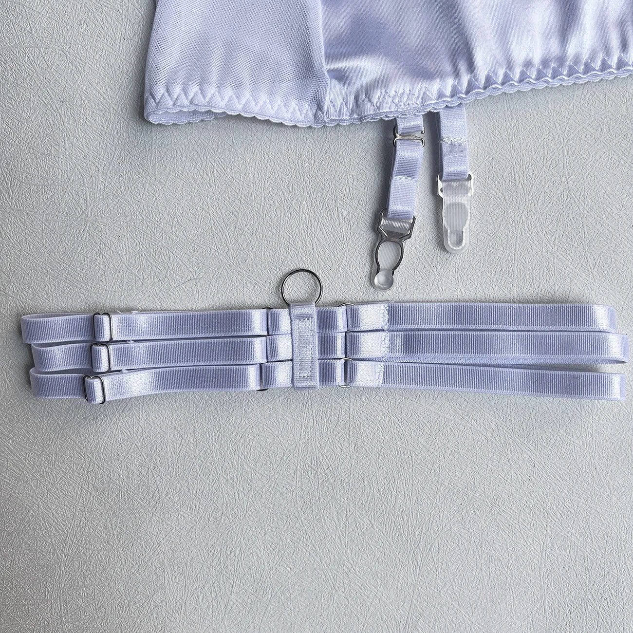 3-Częściowy Komplet Bielizny Satynowej