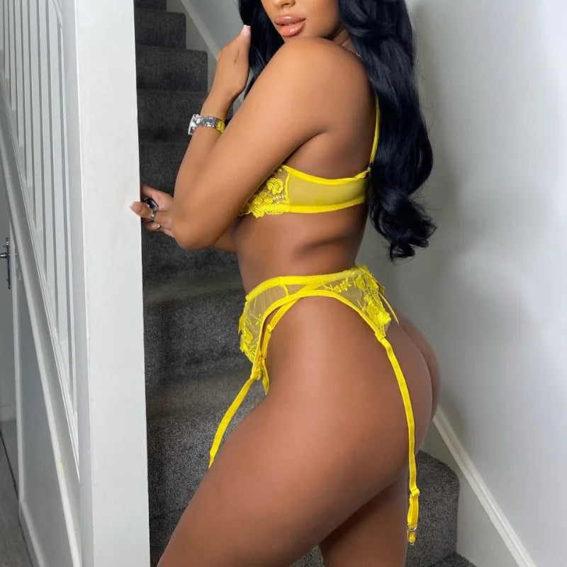 Luksusowy Komplet "Black Rose"