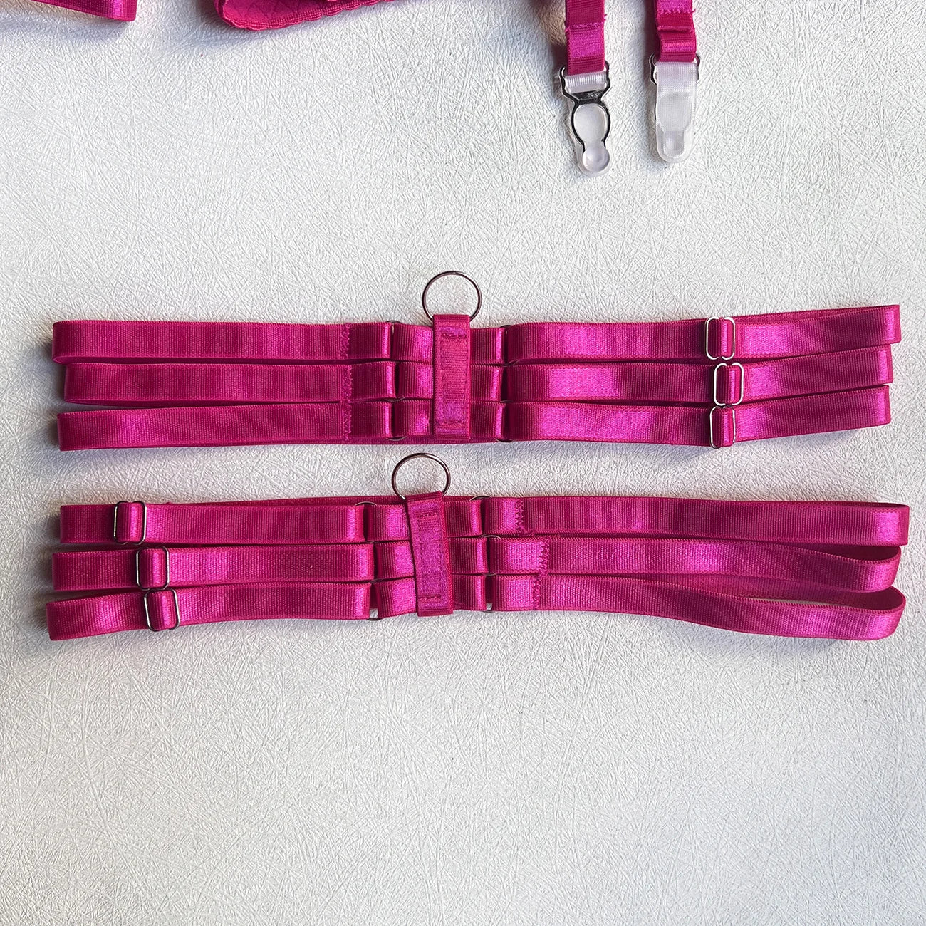 3-Częściowy Komplet Bielizny Satynowej