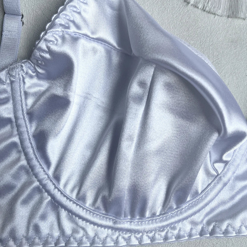 3-Częściowy Komplet Bielizny Satynowej