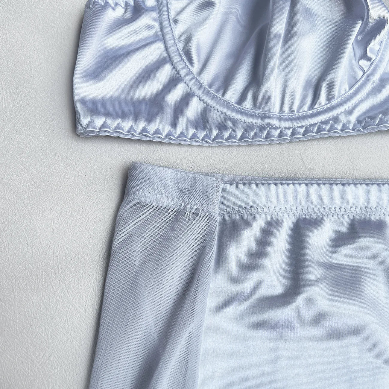 3-Częściowy Komplet Bielizny Satynowej