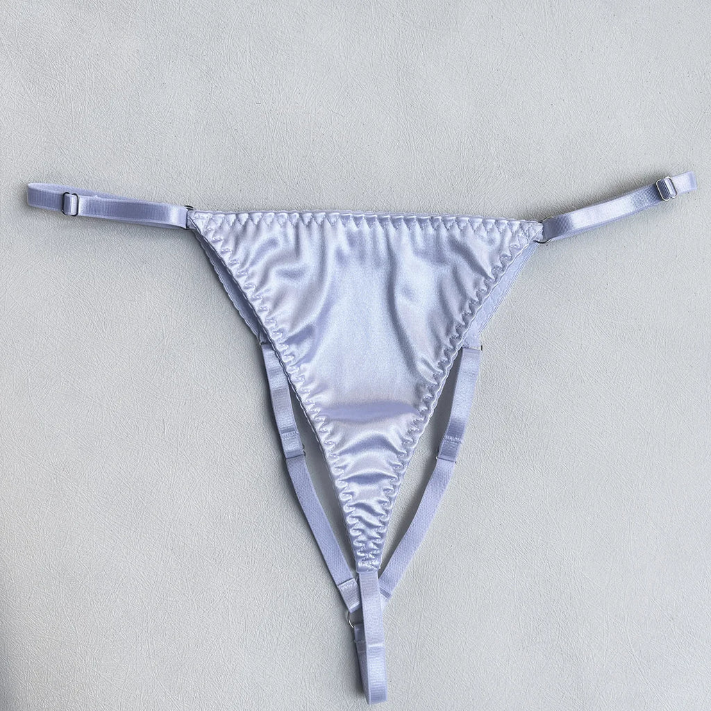 3-Częściowy Komplet Bielizny Satynowej