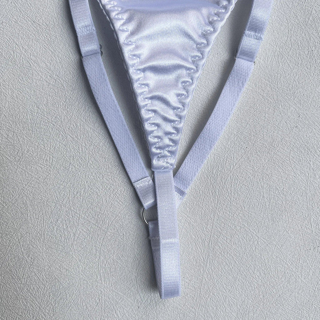 3-Częściowy Komplet Bielizny Satynowej