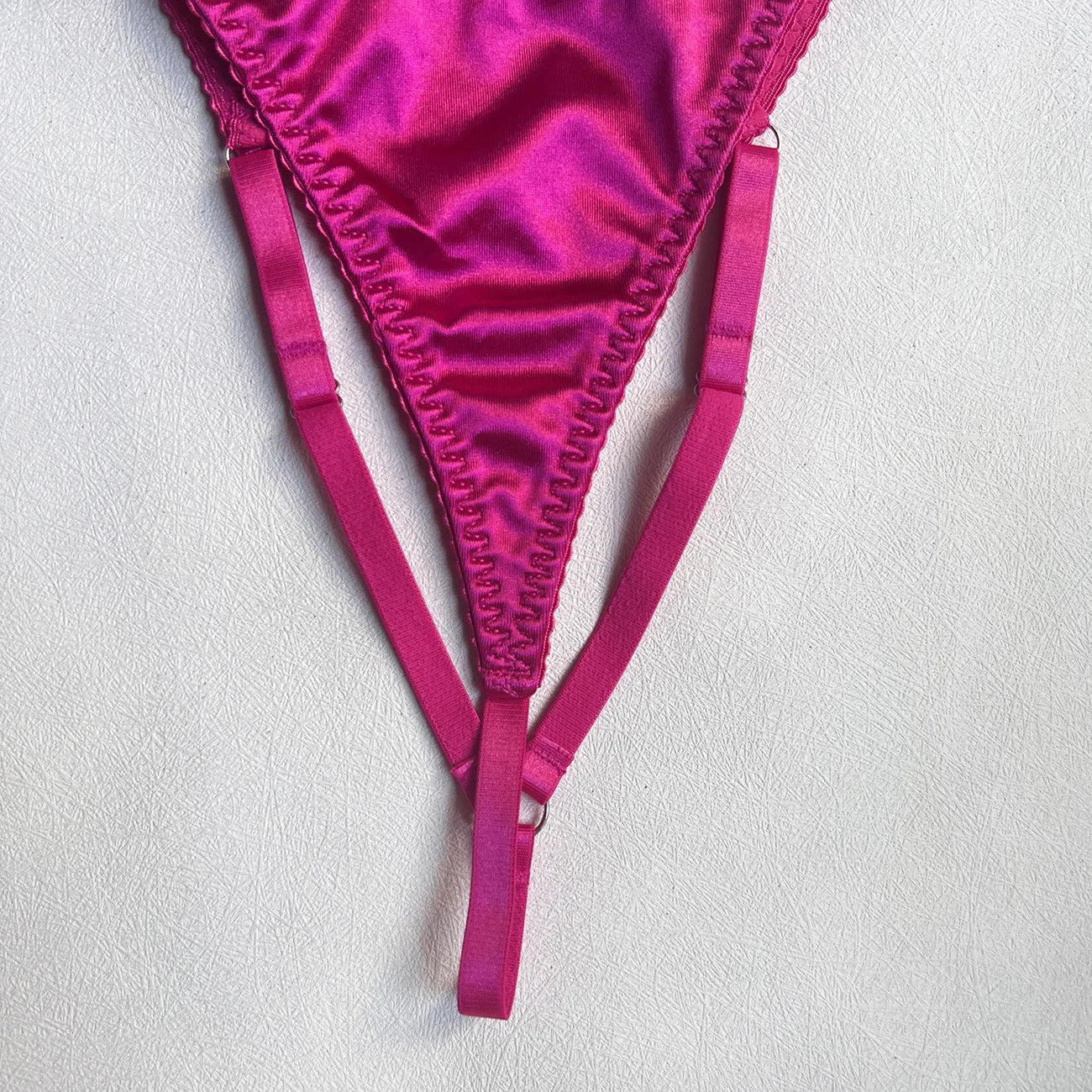 3-Częściowy Komplet Bielizny Satynowej