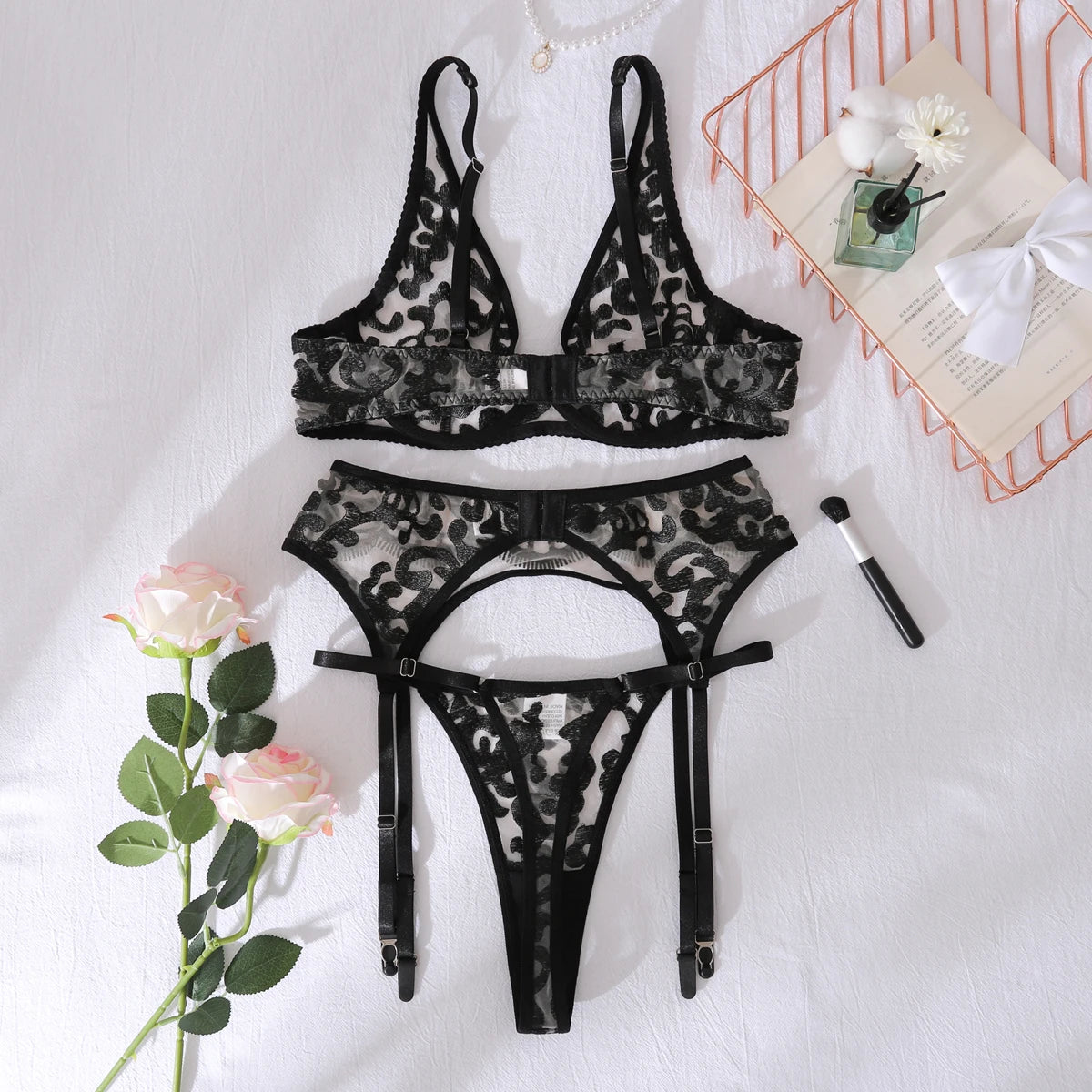 3-Częściowy Komplet "Black Baroque"