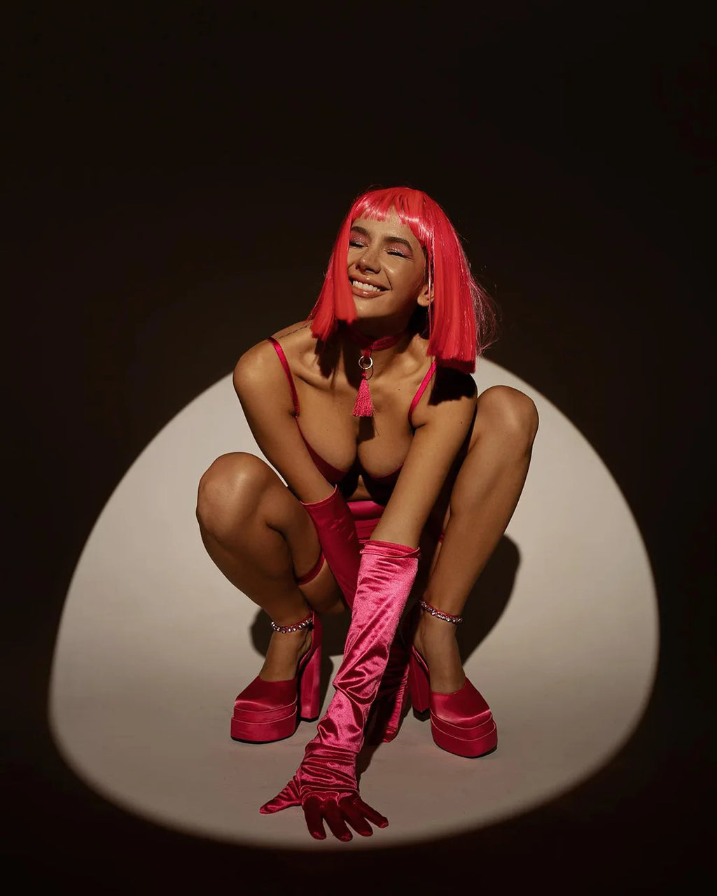 3-Częściowy Komplet Bielizny Satynowej